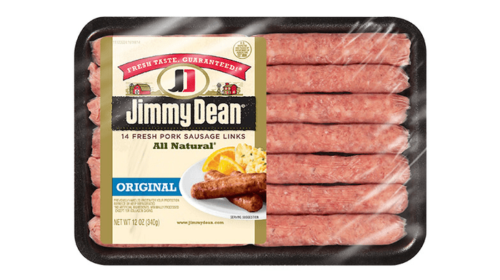 jimmy dean pork breakfast sausages 3 pack item# PO24